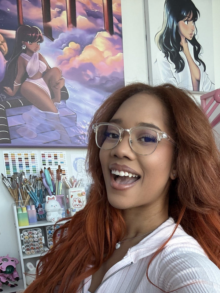 Christina, the artist and creator behind RawSueshii