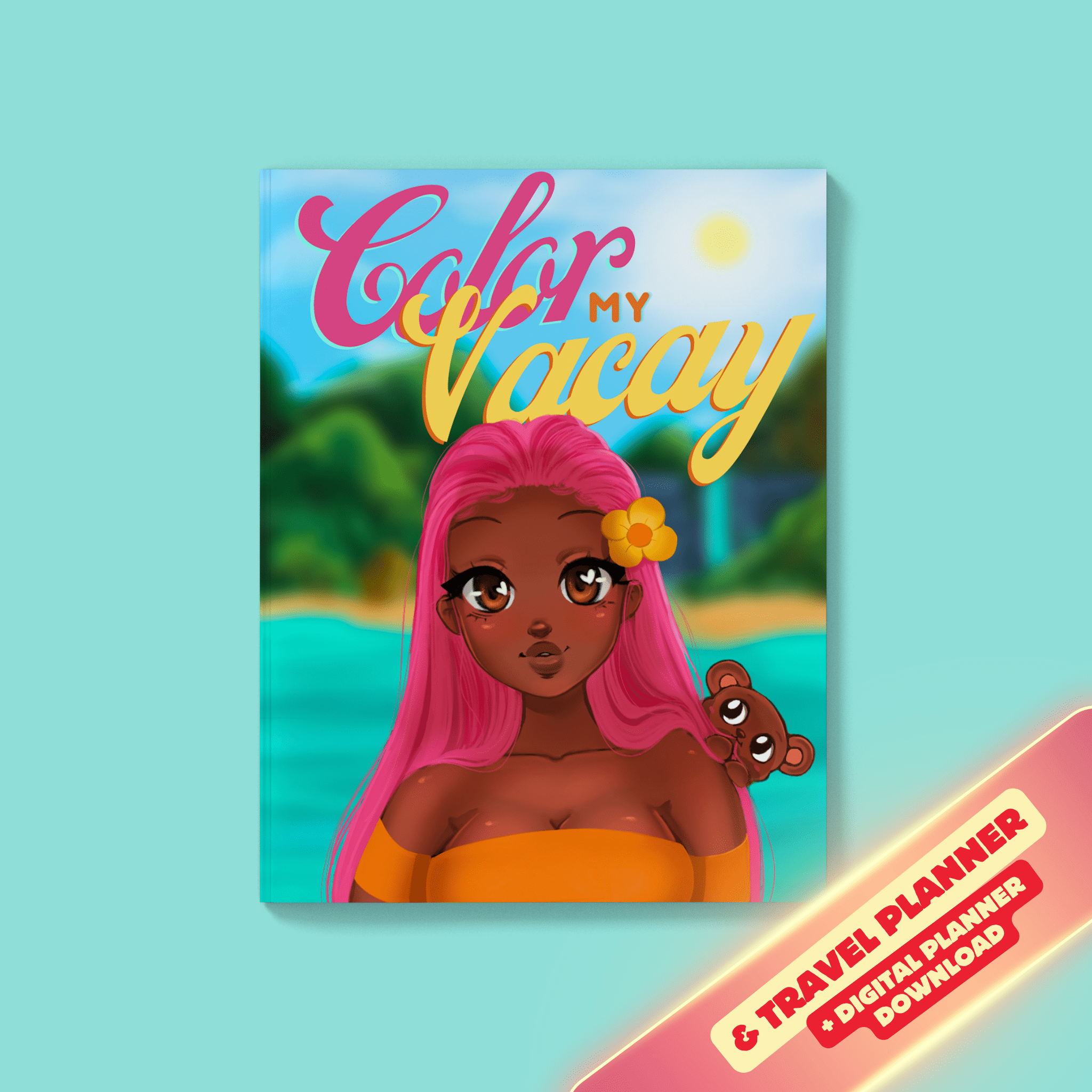 Color My Vacay Coloring Book | RawSueshii by Christina Lorré - RawSueshii