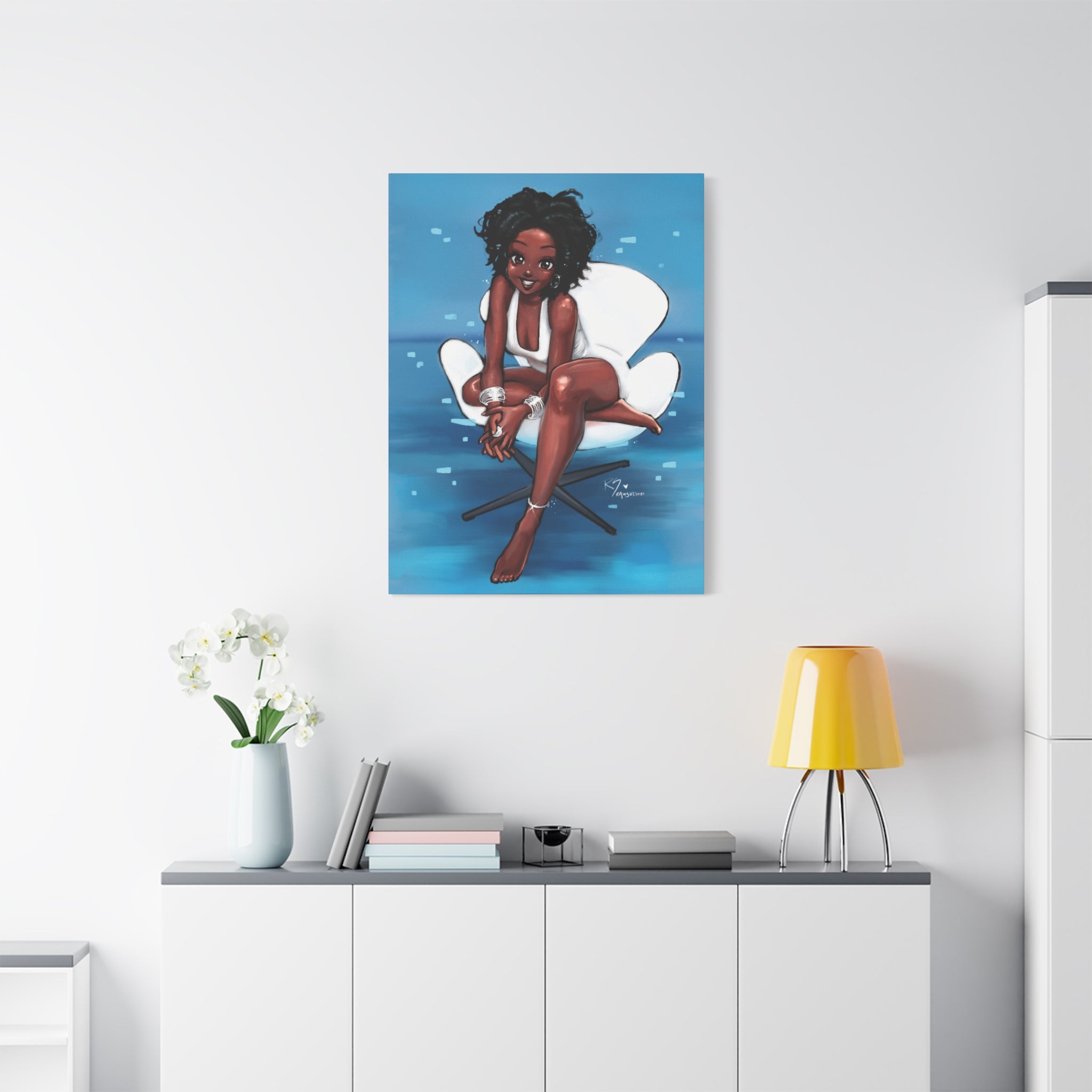 Lauryn Hill Canvas Print โ Nostalgic 90s Collection - Matte Canvas, Stretched, 1.25" - RawSueshii