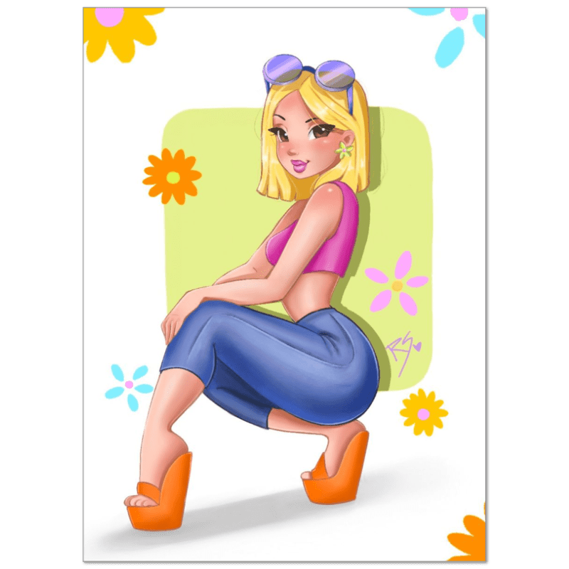 Liz Bae! - Art Print - RawSueshii