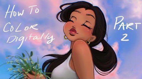 How to Digitally Color Part 1 & 2 - Video Tutorial - RawSueshii