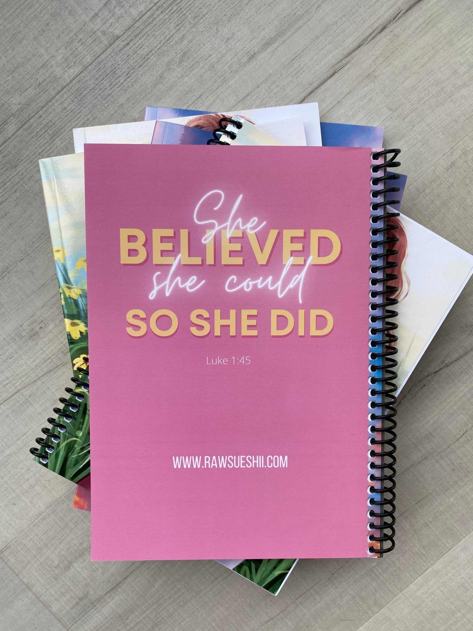 In God's Presence Spiral Journal/Notebook - RawSueshii