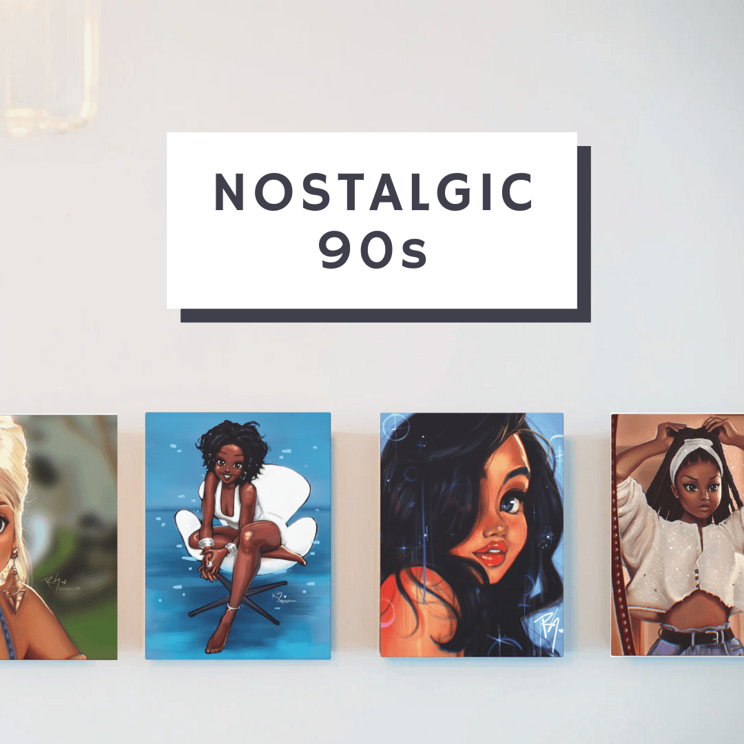 Nostalgic 90s Canvas Print Collection - RawSueshii