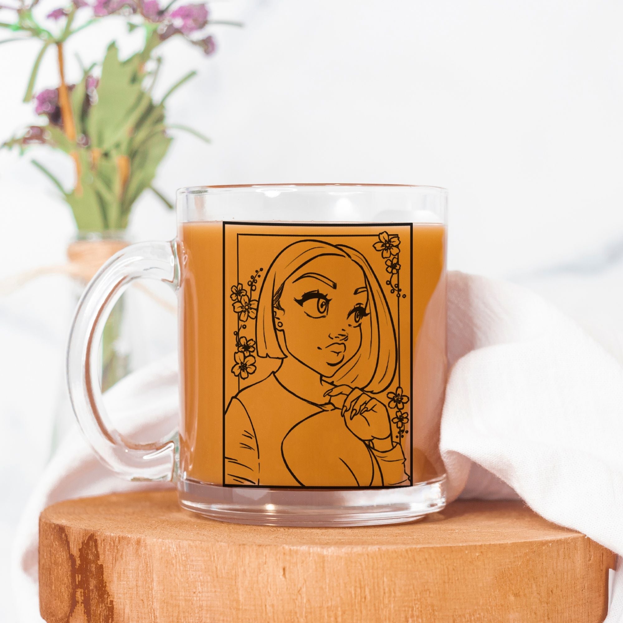 ART BAE Glass Mug by RawSueshii - RawSueshii