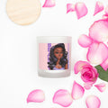 Beauty is Her Name Candle Frosted (Pink Wick) Glass - RawSueshii