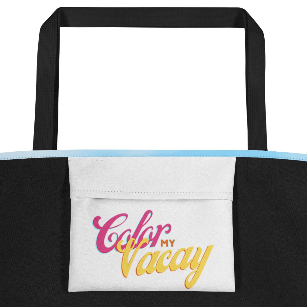 Color My Vacay Beach Tote - RawSueshii