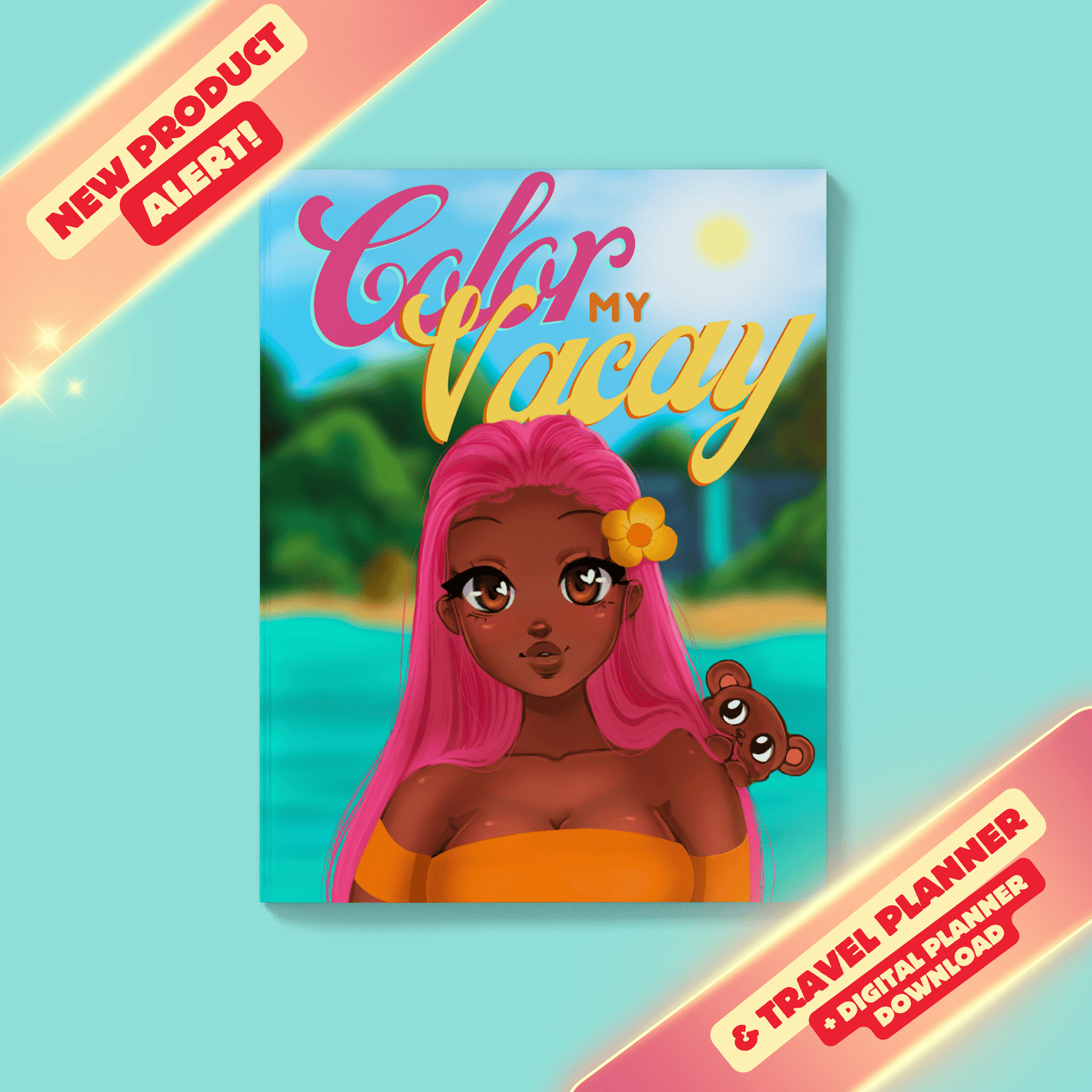 Color My Vacay Coloring Book | RawSueshii by Christina Lorré - RawSueshii