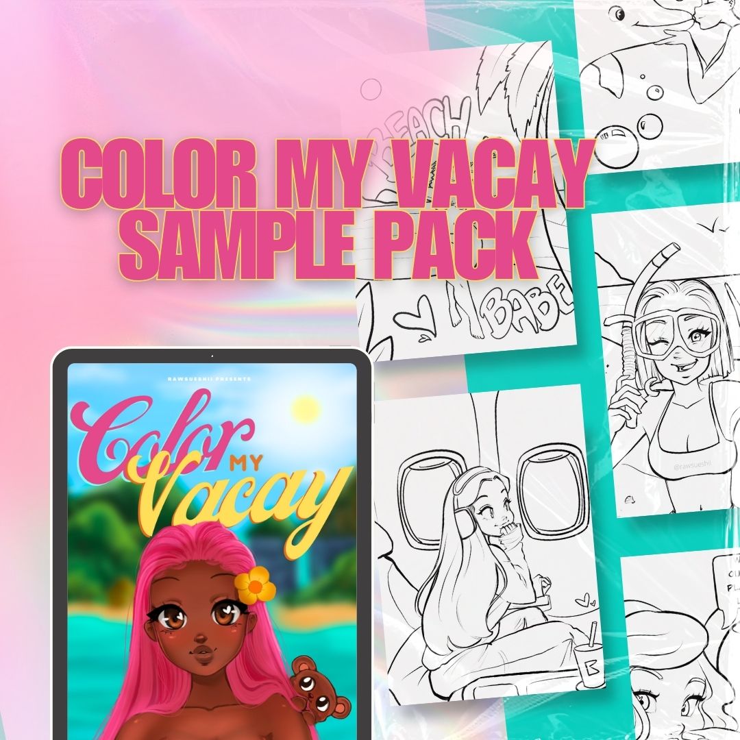 🌴 Color My Vacay – Sample Pack - RawSueshii