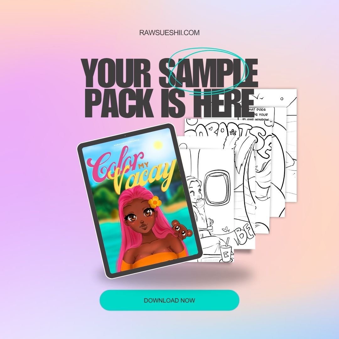 🌴 Color My Vacay – Sample Pack - RawSueshii