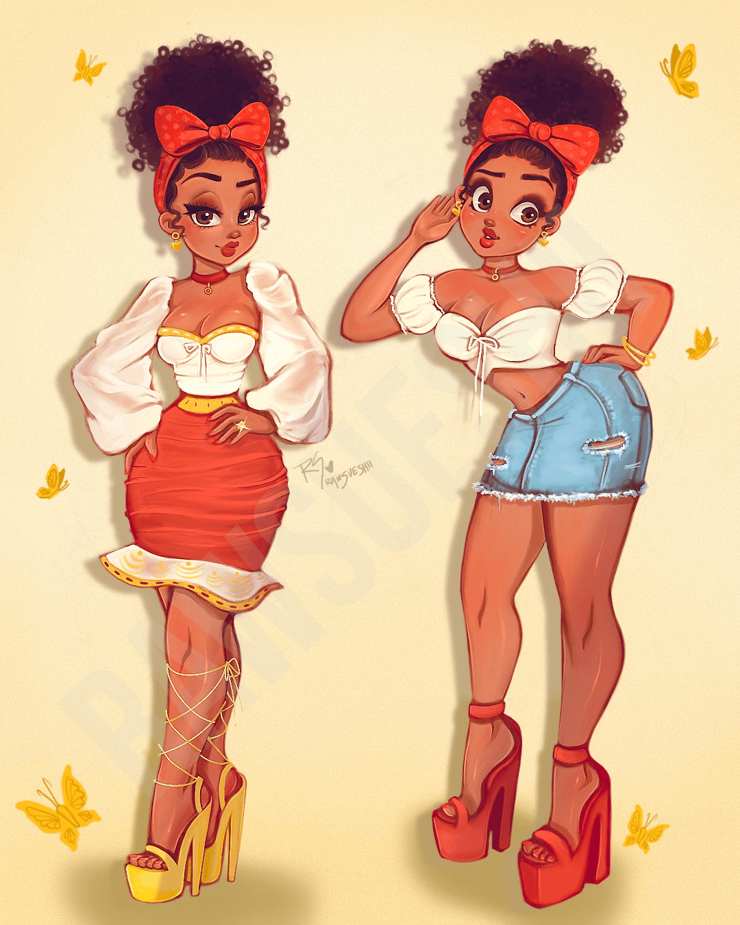 Dolores Madrigal - 8" x 11" Art Print - RawSueshii