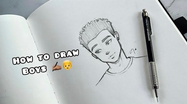 How To Draw Boys - Video Tutorial - RawSueshii