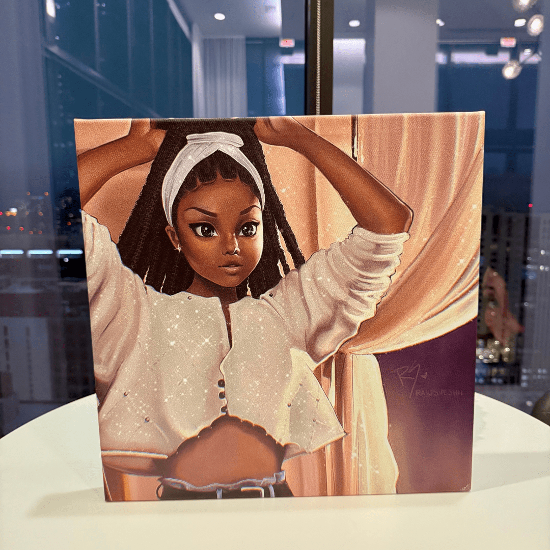 "Justice" Janet Jackson - Nostalgic 90s Matte Canvas, Stretched, 1.25" - RawSueshii