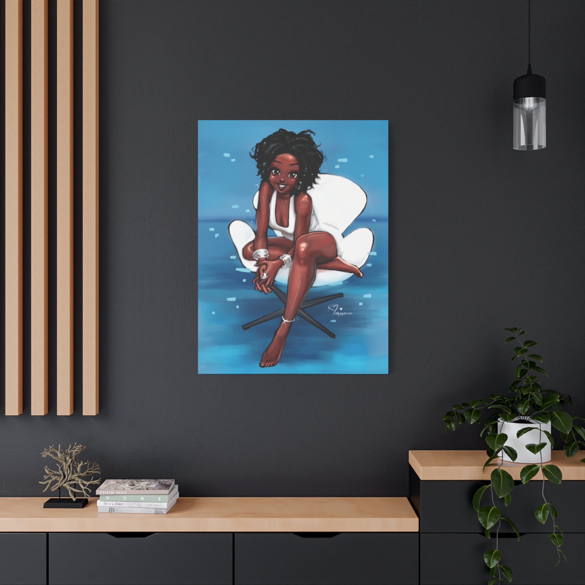 Lauryn Hill Canvas Print – Nostalgic 90s Collection - Matte Canvas, Stretched, 1.25" - RawSueshii