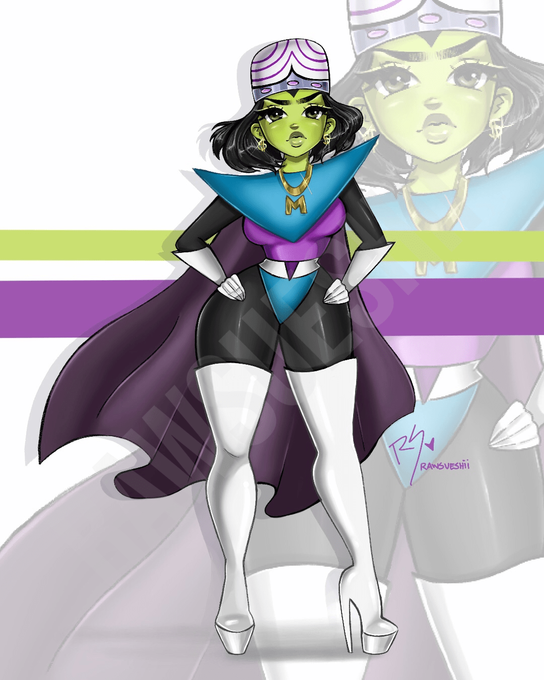 Miss Jojo - 8" x 11" Art Print - RawSueshii