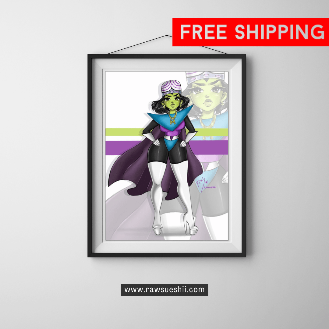 Miss Jojo - 8" x 11" Art Print - RawSueshii