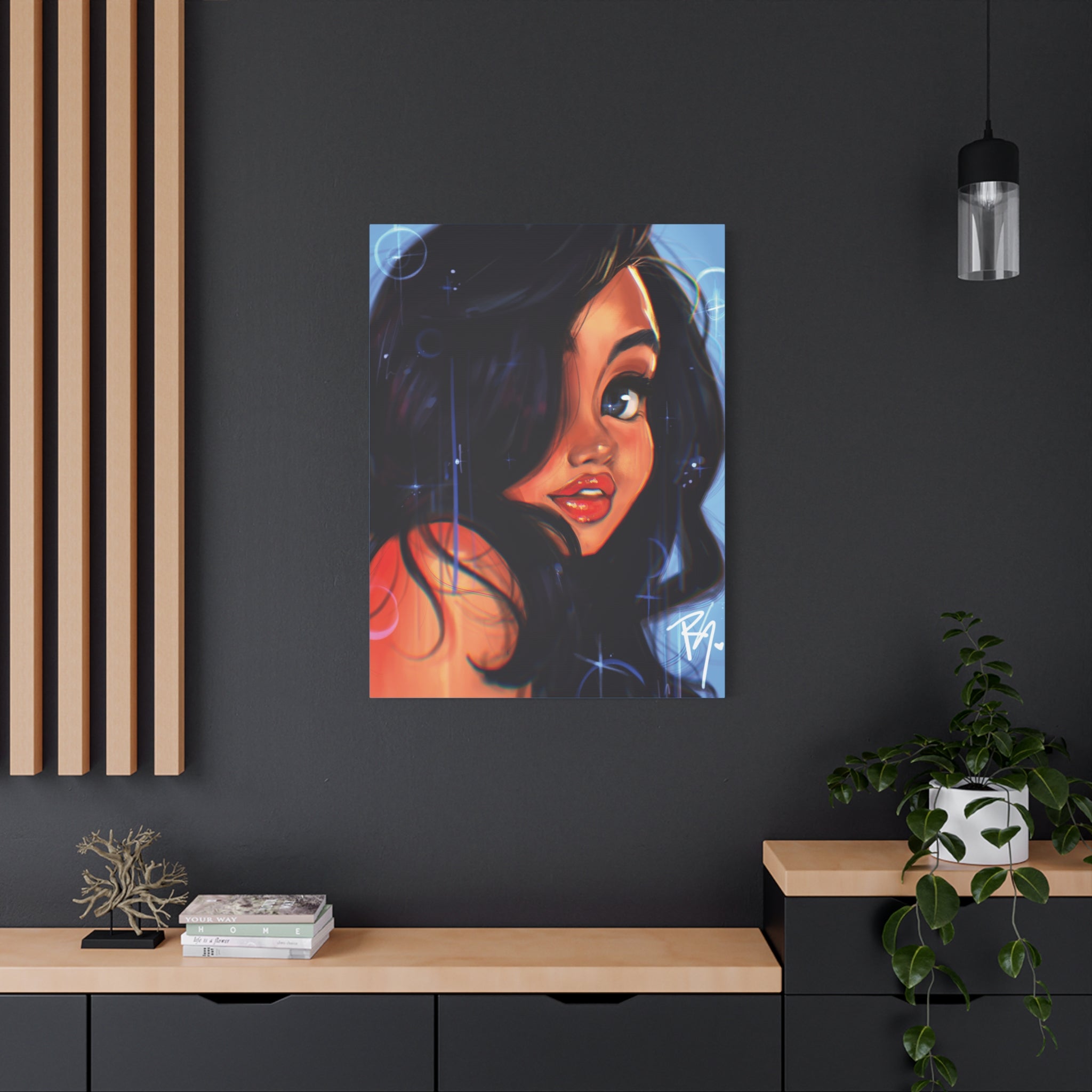 "One In a Million" Aaliyah Canvas Print – Nostalgic 90s Collection - Matte Canvas, Stretched, 1.25" - RawSueshii