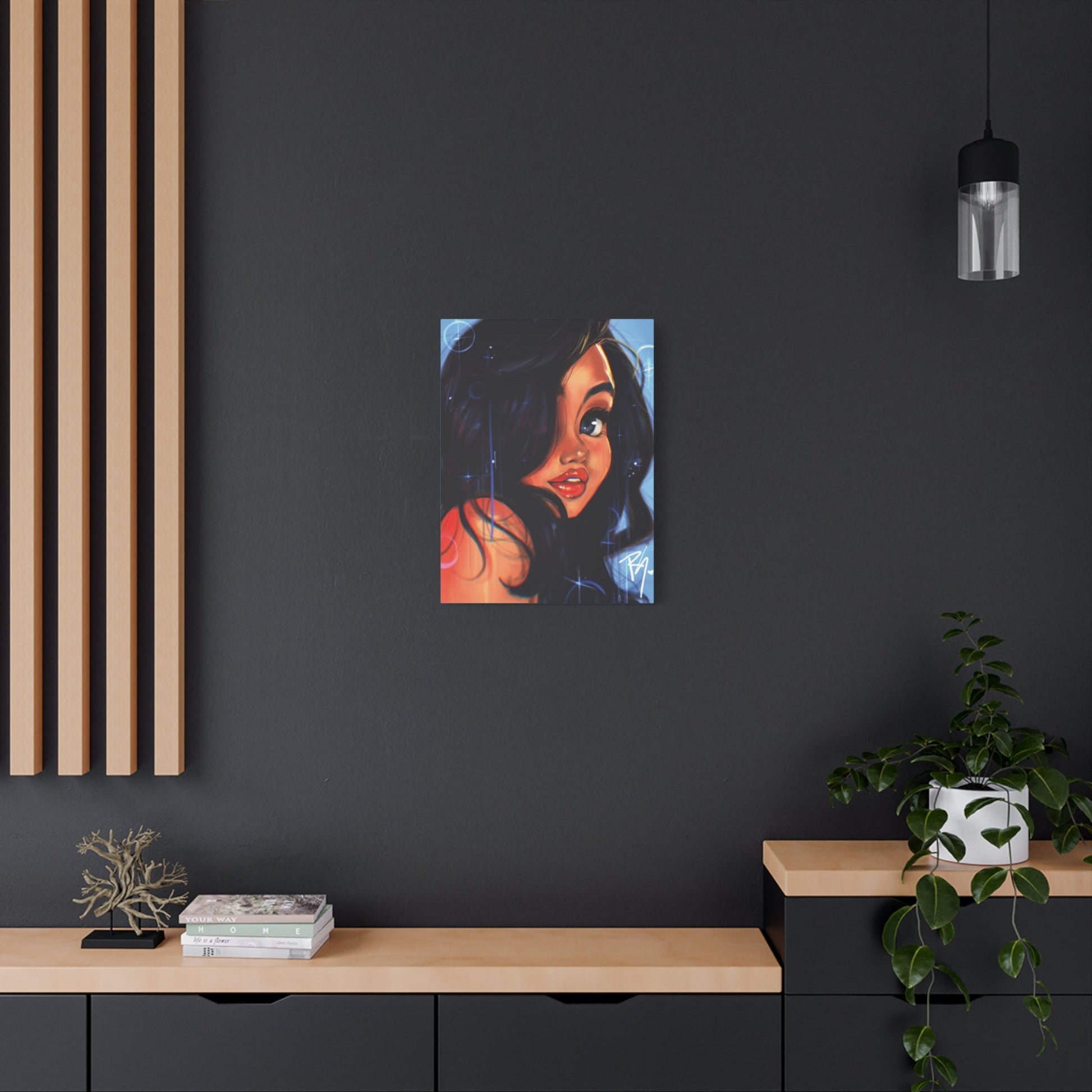 "One In a Million" Aaliyah Canvas Print – Nostalgic 90s Collection - Matte Canvas, Stretched, 1.25" - RawSueshii