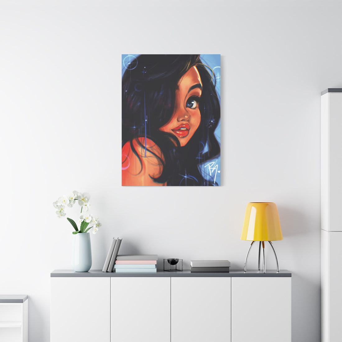 "One In a Million" Aaliyah Canvas Print – Nostalgic 90s Collection - Matte Canvas, Stretched, 1.25" - RawSueshii