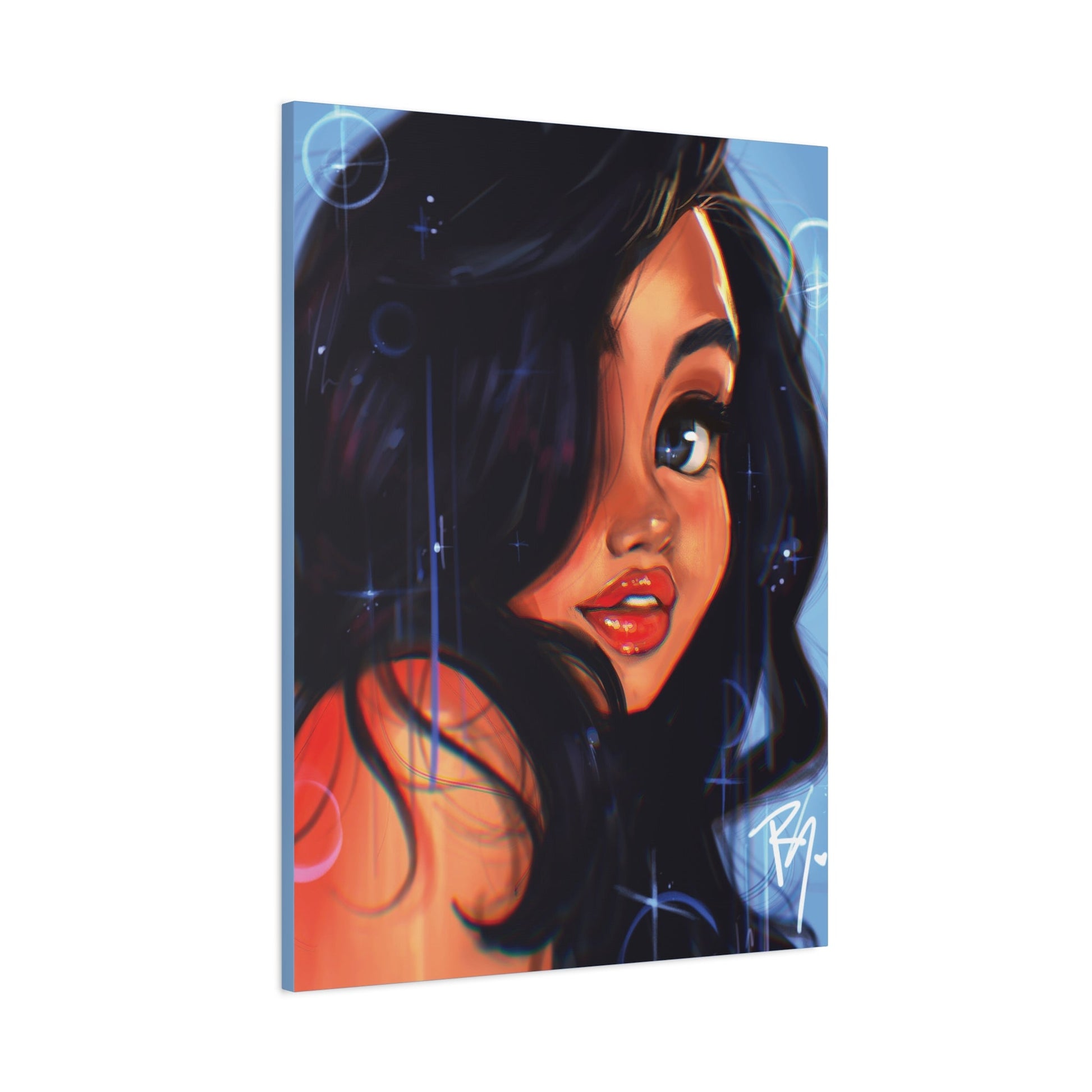 "One In a Million" Aaliyah Canvas Print – Nostalgic 90s Collection - Matte Canvas, Stretched, 1.25" - RawSueshii