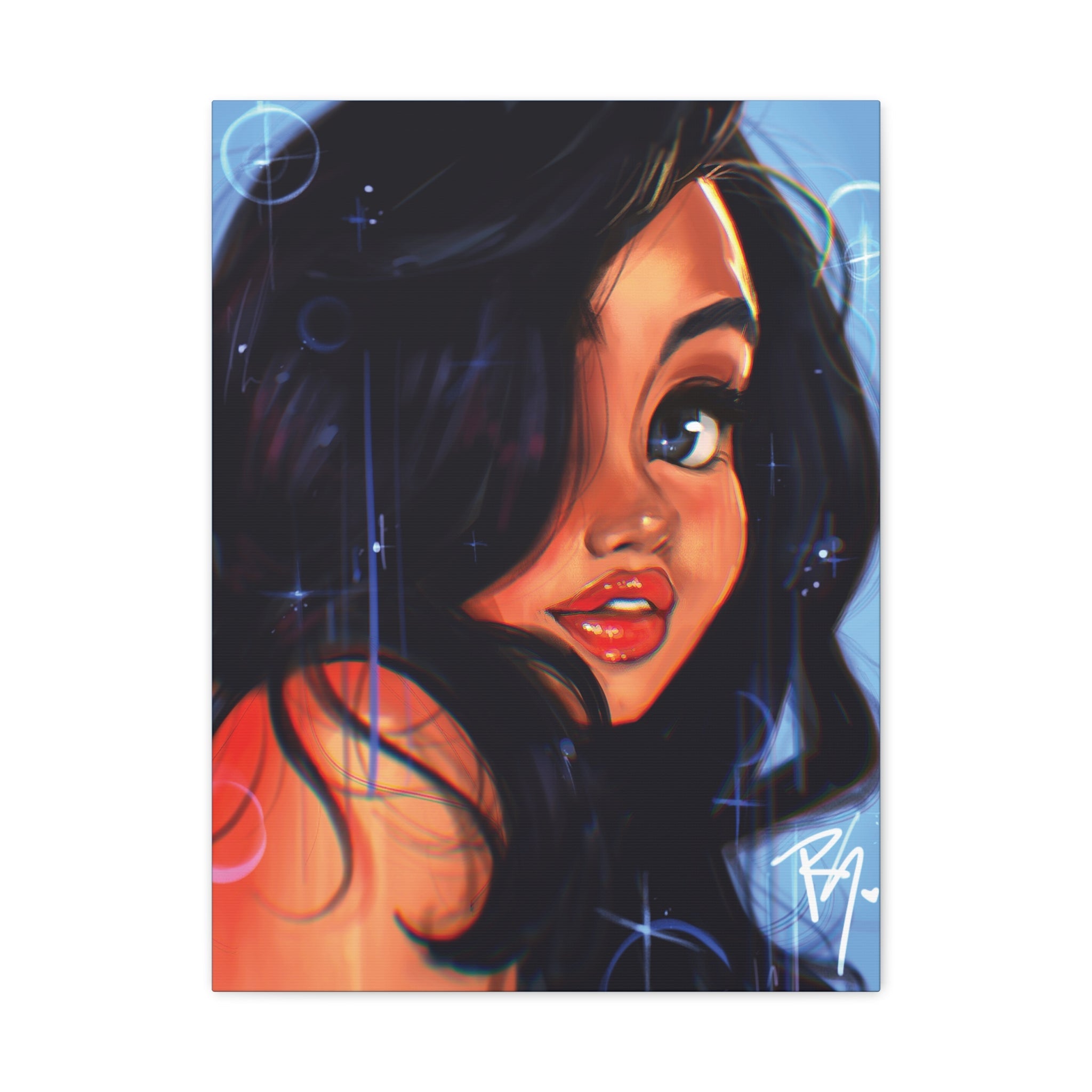 "One In a Million" Aaliyah Canvas Print – Nostalgic 90s Collection - Matte Canvas, Stretched, 1.25" - RawSueshii