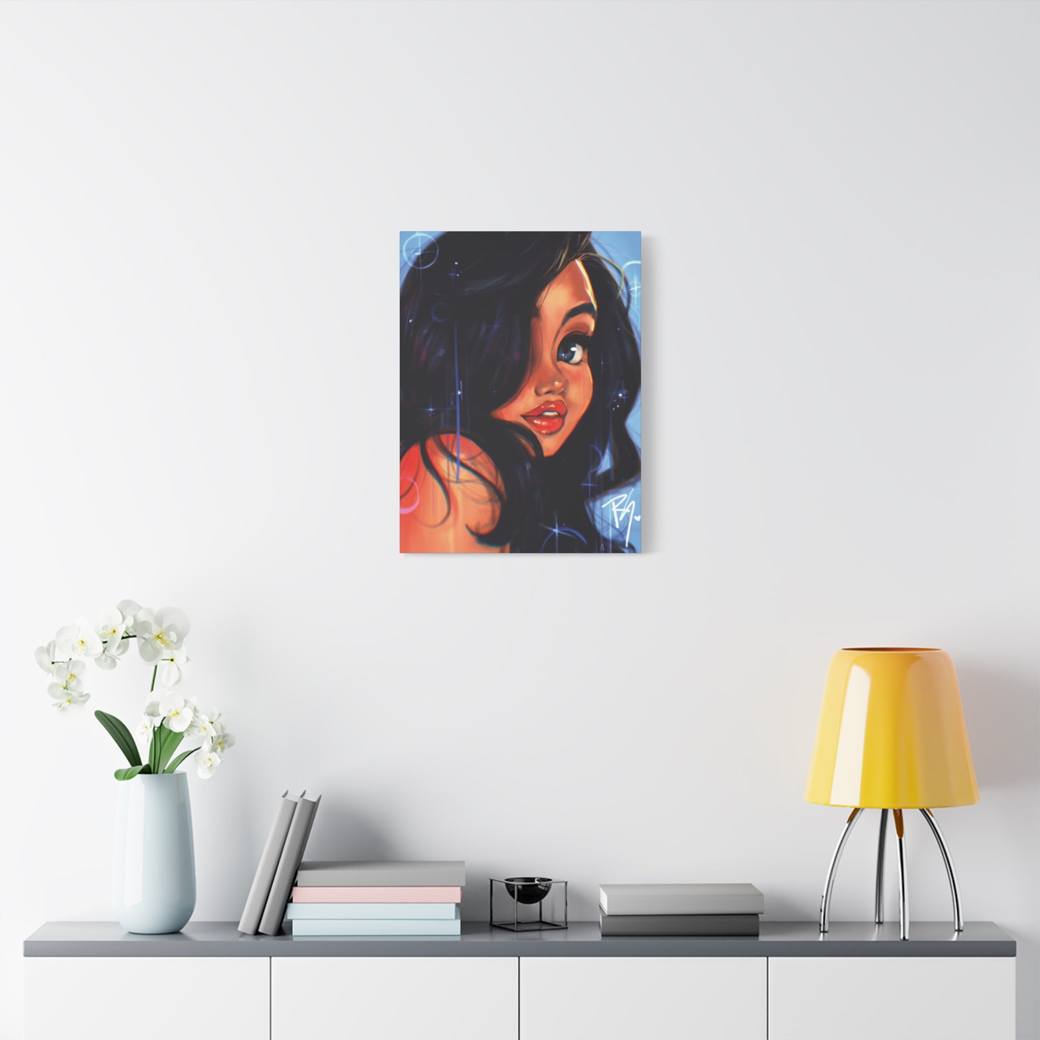 "One In a Million" Aaliyah Canvas Print – Nostalgic 90s Collection - Matte Canvas, Stretched, 1.25" - RawSueshii