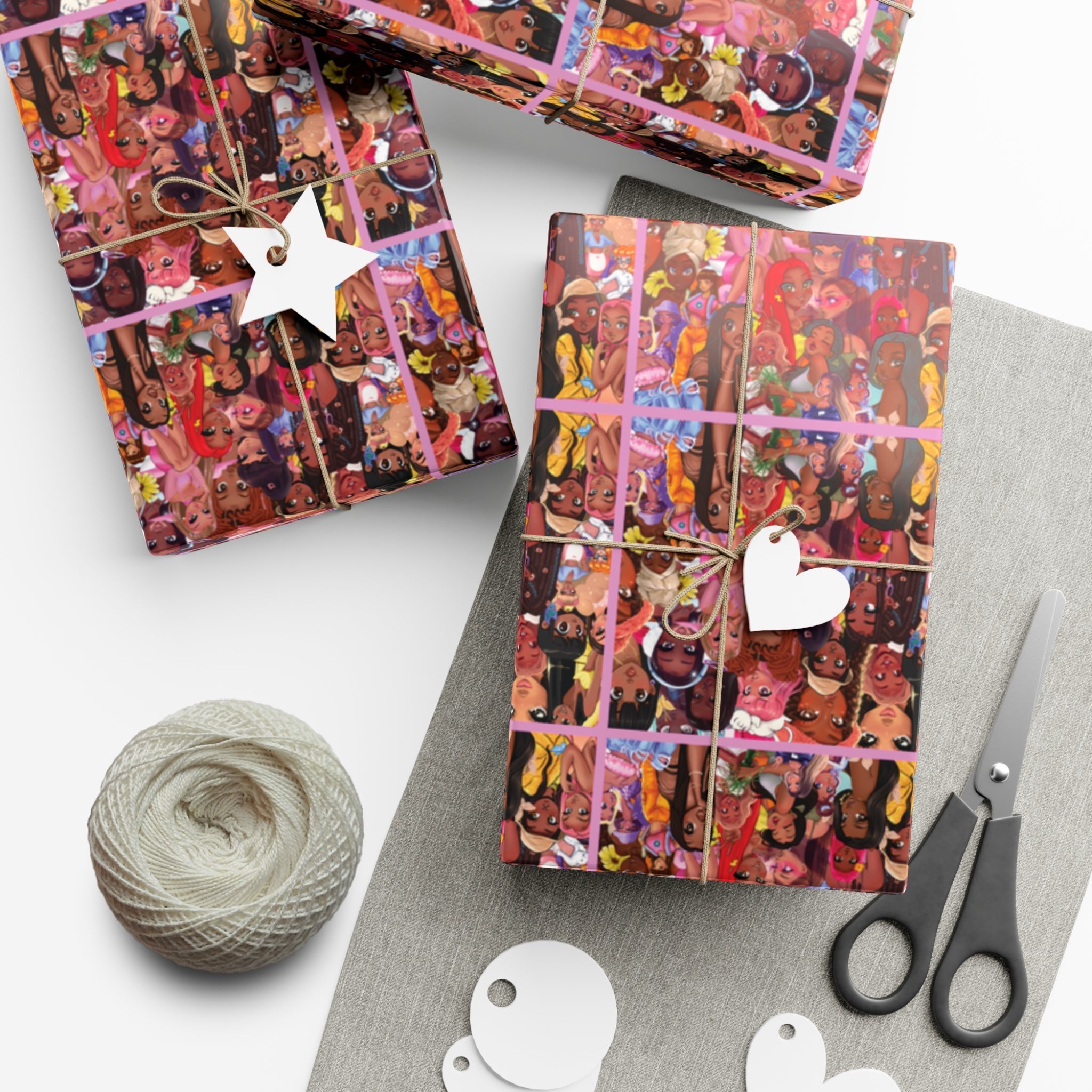 RawSueshii Collage - Gift Wrap Papers - RawSueshii