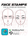 RawSueshii Face Stamp Set for ALL ART PROGRAMS - RawSueshii