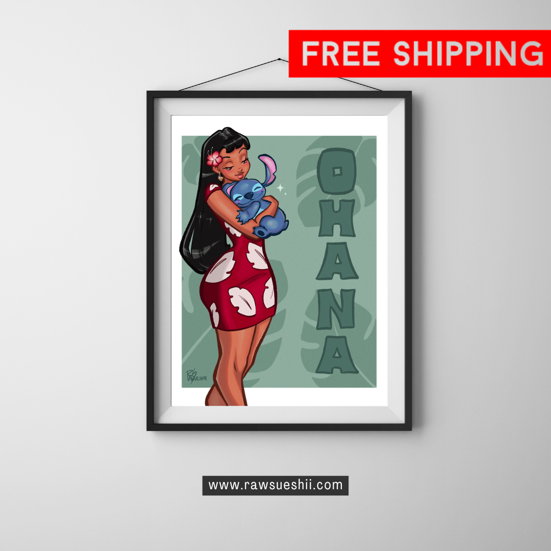 The Baddie Series Art Print Bundle – Full Glow - Up Collection 💅🏾 - RawSueshii