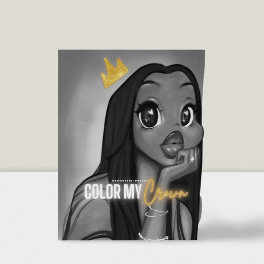 Color My Crown Coloring Book | RawSueshii by Christina Lorré - RawSueshii