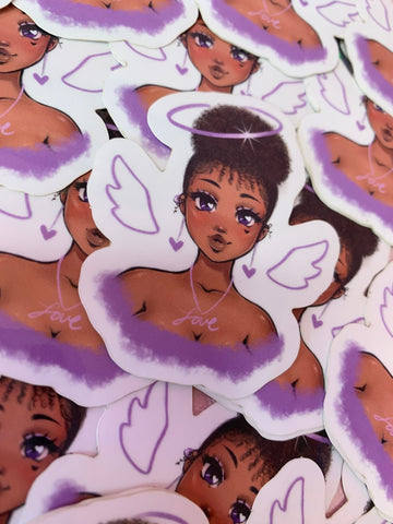 Dream Angel Clear Stickers - RawSueshii