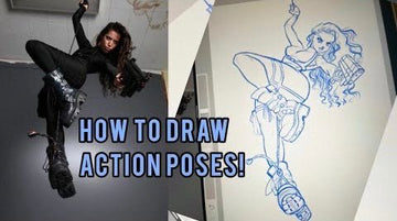 How to Draw Action Poses - Video Tutorial - RawSueshii