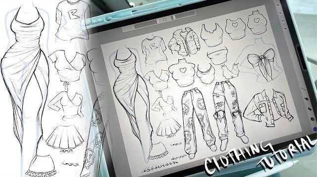 How to Draw Clothes- Video Tutorial - RawSueshii