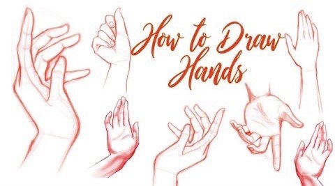 How to Draw Hands in Different Angles - Video Tutorial - RawSueshii