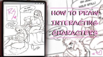 How to Draw Interacting Characters - Video Tutorial - RawSueshii