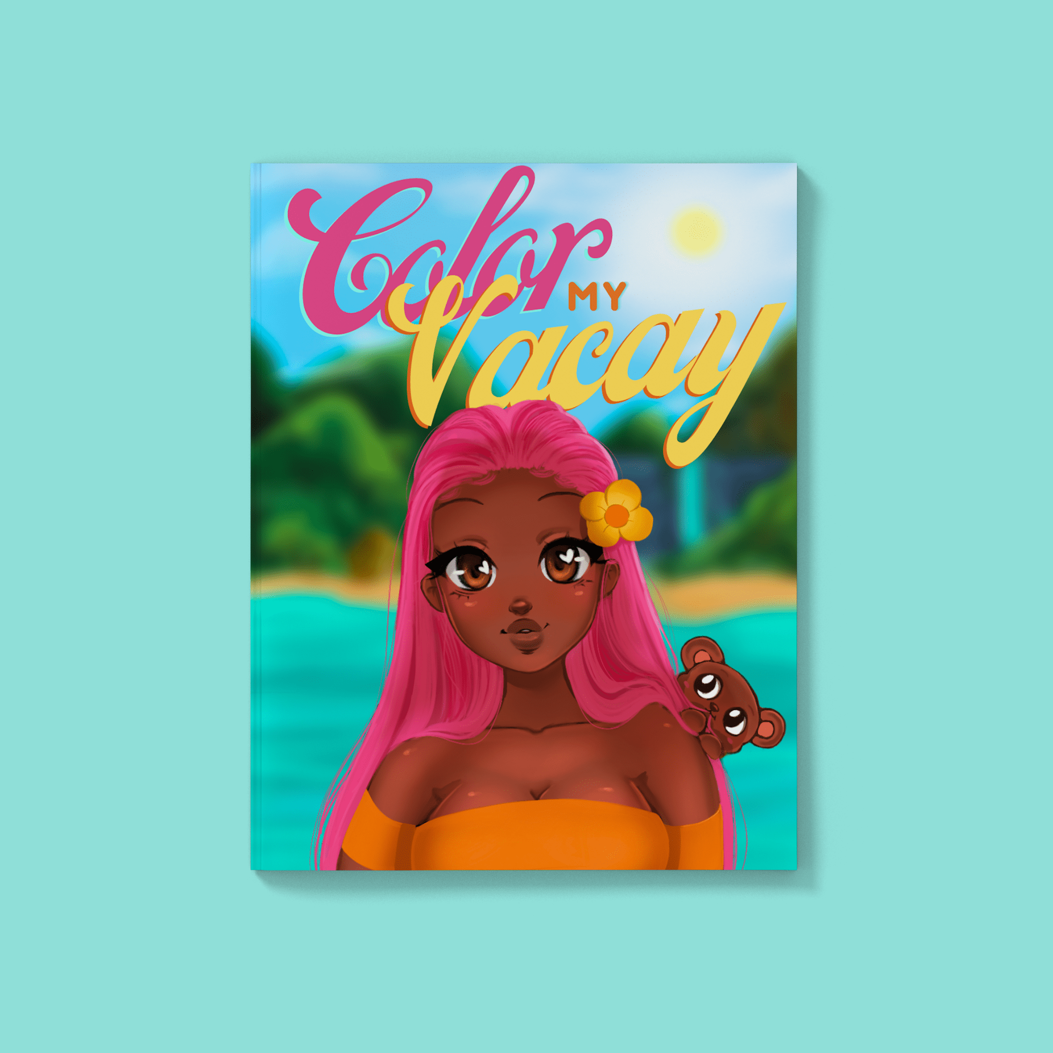 PRE-ORDER Color My Vacay Coloring Book | RawSueshii by Christina Lorré - RawSueshii
